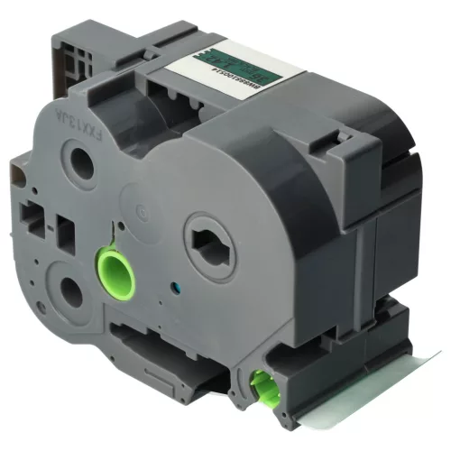 Brother TZ-FX761, TZE-FX761 helyettesítő címkeszalag (Zöld alapon Fekete) - Utángyártott