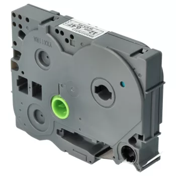   Brother TZ-M31, TZE-M31 helyettesítő címkeszalag (Matt Átlátszó alapon Fekete) - Utángyártott