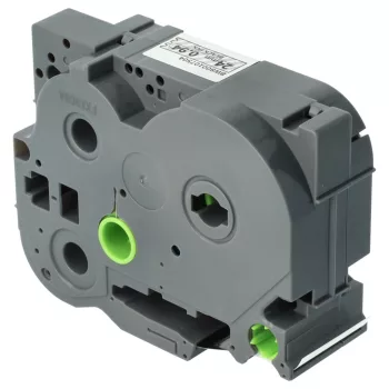   Brother TZ-M51, TZE-M51 helyettesítő címkeszalag (Matt Átlátszó alapon Fekete) - Utángyártott