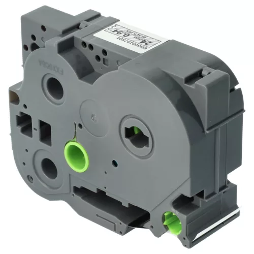 Brother TZ-M51, TZE-M51 helyettesítő címkeszalag (Matt Átlátszó alapon Fekete) - Utángyártott