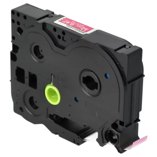 Brother TZ-MQP35, TZE-MQP35 helyettesítő címkeszalag (Neon Rózsaszín alapon Fehér) - Utángyártott