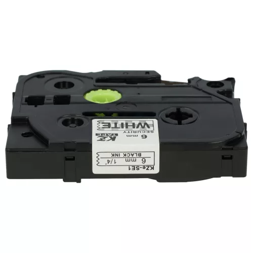 Brother TZ-SE1, TZE-SE1 helyettesítő címkeszalag (Fehér alapon Fekete) - Utángyártott