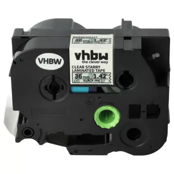   Brother TZE-161L1 helyettesítő címkeszalag (Átlátszó alapon Fekete) - Utángyártott