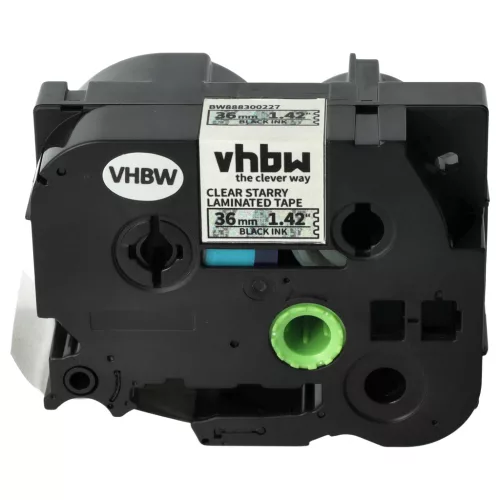 Brother TZE-161L1 helyettesítő címkeszalag (Átlátszó alapon Fekete) - Utángyártott