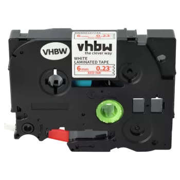   Brother TZE-212 helyettesítő címkeszalag (Fehér alapon Piros) - Utángyártott