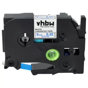   Brother TZE-223 helyettesítő címkeszalag (Fehér alapon Kék) - Utángyártott