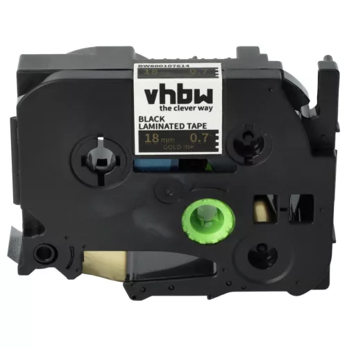 Brother TZ-344, TZE-344 helyettesítő címkeszalag (Fekete alapon Arany) - Utángyártott