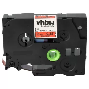   Brother TZE-421 helyettesítő címkeszalag (Piros alapon Fekete) - Utángyártott