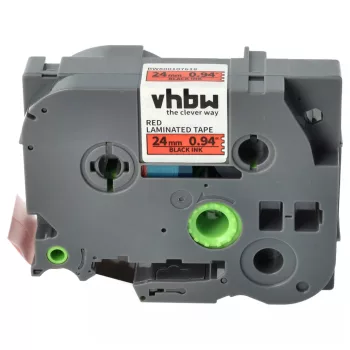   Brother TZ-451, TZE-451 helyettesítő címkeszalag (Piros alapon Fekete) - Utángyártott