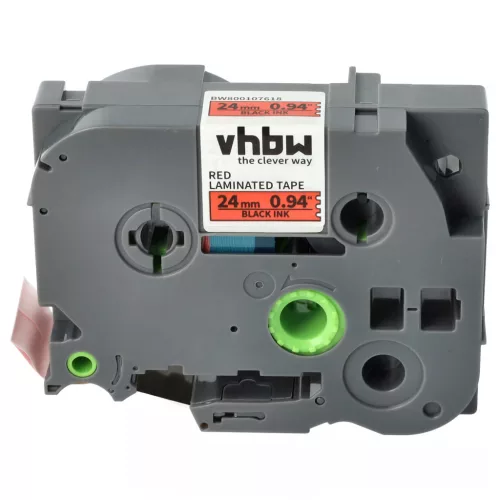 Brother TZ-451, TZE-451 helyettesítő címkeszalag (Piros alapon Fekete) - Utángyártott