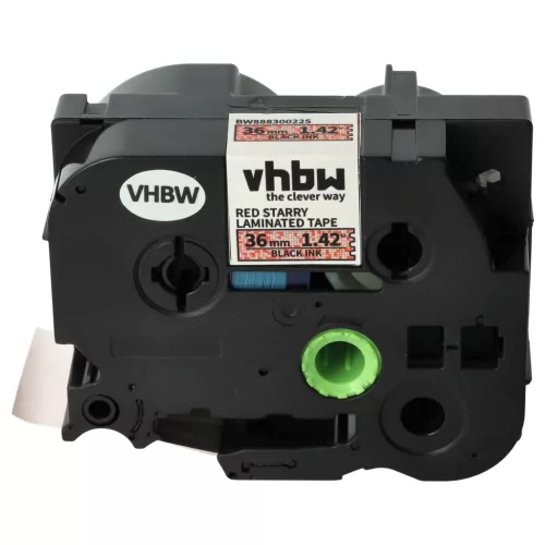 Brother TZE-461L1 helyettesítő címkeszalag (Piros alapon Fekete) - Utángyártott