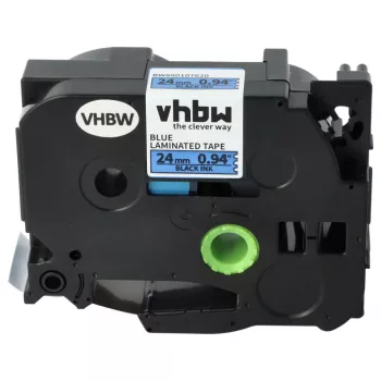   Brother TZ-551, TZE-551 helyettesítő címkeszalag (Kék alapon Fekete) - Utángyártott