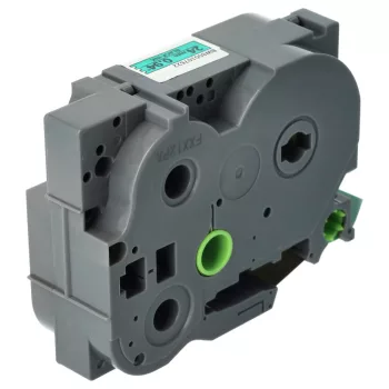   Brother TZ-751, TZE-751 helyettesítő címkeszalag (Zöld alapon Fekete) - Utángyártott