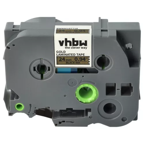 Brother TZ-851, TZE-851 helyettesítő címkeszalag (Arany alapon Fekete) - Utángyártott