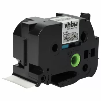   Brother TZE-961 helyettesítő címkeszalag (Ezüst alapon Fekete) - Utángyártott