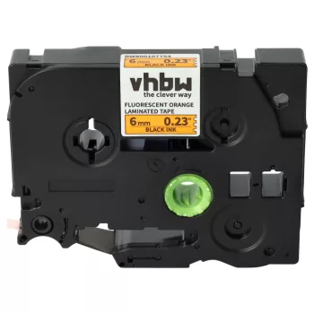   Brother TZE-B11 helyettesítő címkeszalag (Neon Narancssárga alapon Fekete) - Utángyártott