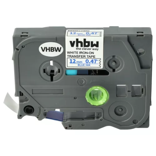 Brother TZE-FA3 helyettesítő címkeszalag (Fehér alapon Kék) - Utángyártott