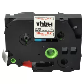   Brother TZE-FA4R helyettesítő címkeszalag (Fehér alapon Piros) - Utángyártott