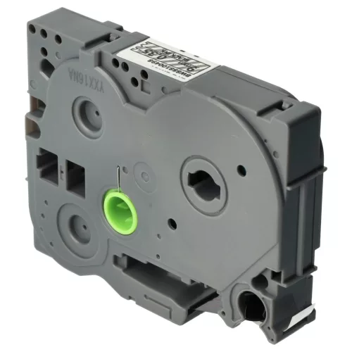 Brother TZ-FX121, TZE-FX121 helyettesítő címkeszalag (Átlátszó alapon Fekete) - Utángyártott