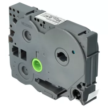   Brother TZ-FX131, TZE-FX131 helyettesítő címkeszalag (Átlátszó alapon Fekete) - Utángyártott