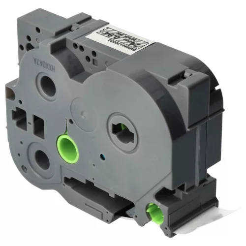 Brother TZ-FX151, TZE-FX151 helyettesítő címkeszalag (Átlátszó alapon Fekete) - Utángyártott