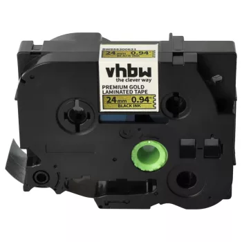   Brother TZE-PR851 helyettesítő címkeszalag (Prémium Arany alapon Fekete) - Utángyártott