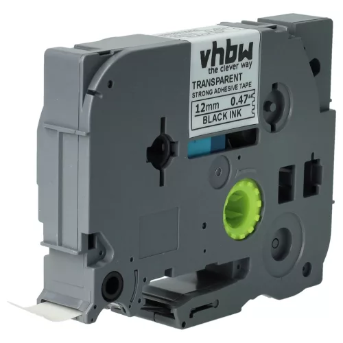 Brother TZE-S131 helyettesítő címkeszalag (Átlátszó alapon Fekete) - Utángyártott