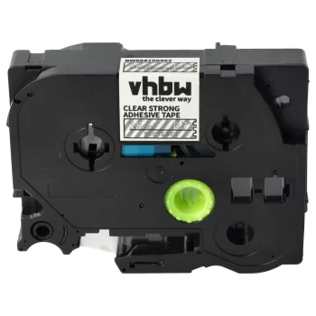   Brother TZE-S145 helyettesítő címkeszalag (Átlátszó alapon Fehér) - Utángyártott