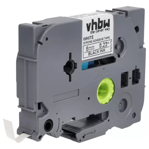 Brother TZE-S211 helyettesítő címkeszalag (Fehér alapon Fekete) - Utángyártott