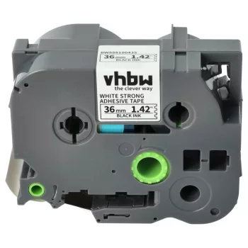   Brother TZE-S261 helyettesítő címkeszalag (Fehér alapon Fekete) - Utángyártott