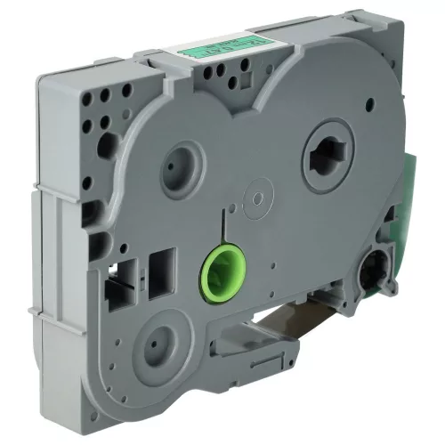 Brother TZE-S731 helyettesítő címkeszalag (Zöld alapon Fekete) - Utángyártott