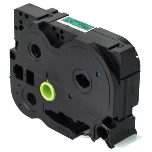 Brother TZE-S741 helyettesítő címkeszalag (Zöld alapon Fekete) - Utángyártott