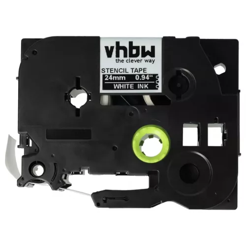 Brother ST-151, STE-151 helyettesítő címkeszalag (Átlátszó alapon Fehér) - Utángyártott