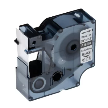   Dymo 16954 helyettesítő címkeszalag (Fehér alapon Fekete) - Utángyártott