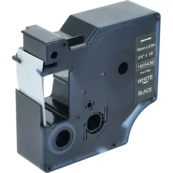  Dymo 1805436 helyettesítő címkeszalag (Fekete alapon Fehér) - Utángyártott