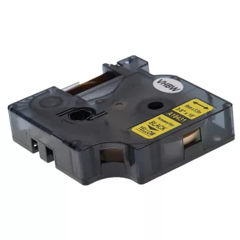   Dymo 18431 helyettesítő címkeszalag (Sárga alapon Fekete) - Utángyártott