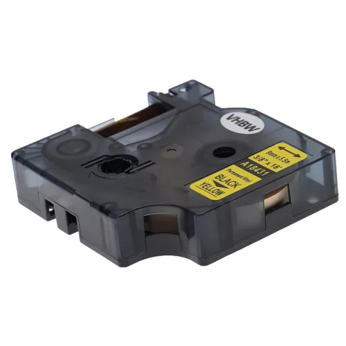 Dymo 18431 helyettesítő címkeszalag (Sárga alapon Fekete) - Utángyártott