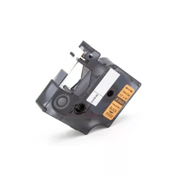   Dymo 18435 helyettesítő címkeszalag (Narancssárga alapon Fekete) - Utángyártott