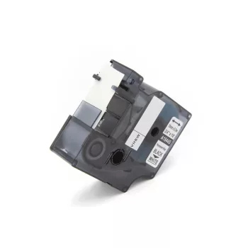   Dymo 18445 helyettesítő címkeszalag (Fehér alapon Fekete) - Utángyártott