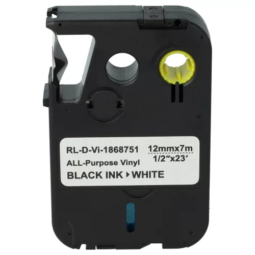 Dymo 1868751 helyettesítő címkeszalag (Fehér alapon Fekete) - Utángyártott