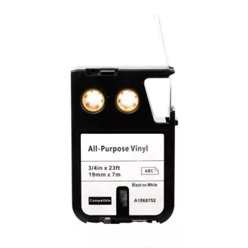   Dymo 1868752 helyettesítő címkeszalag (Fehér alapon Fekete) - Utángyártott