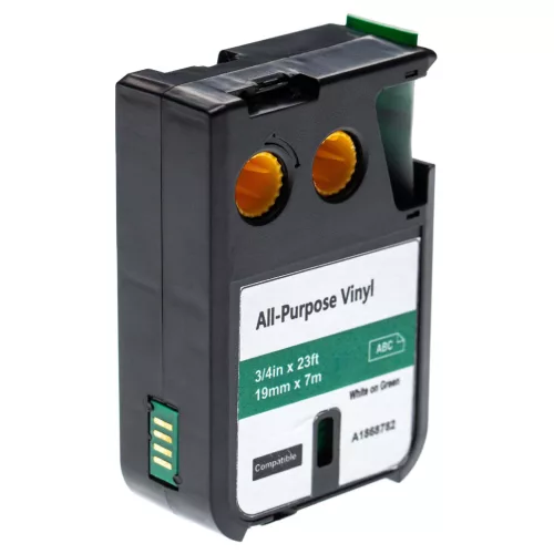 Dymo 1868782 helyettesítő címkeszalag (Zöld alapon Fehér) - Utángyártott