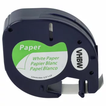   Dymo 91200, S0721520 helyettesítő címkeszalag (Fehér alapon Fekete) - Utángyártott