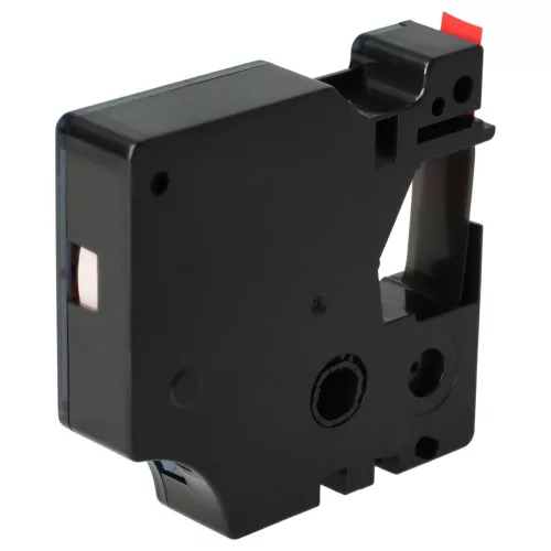 Dymo 40917, D1 helyettesítő címkeszalag (Piros alapon Fekete) - Utángyártott