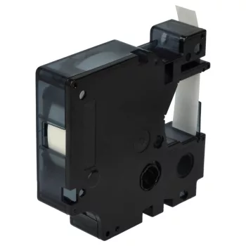   Dymo 40920, D1 helyettesítő címkeszalag (Átlátszó alapon Fehér) - Utángyártott