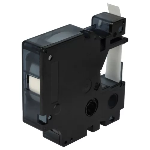 Dymo 40920, D1 helyettesítő címkeszalag (Átlátszó alapon Fehér) - Utángyártott