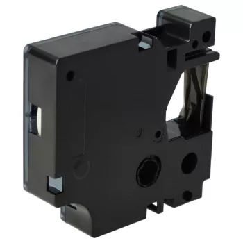   Dymo 43610, D1 helyettesítő címkeszalag (Átlátszó alapon Fekete) - Utángyártott