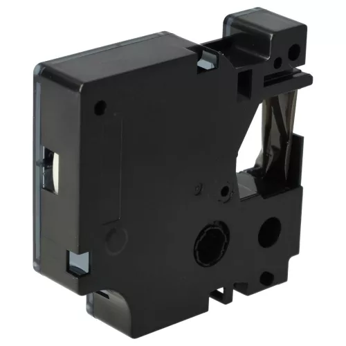 Dymo 43610, D1 helyettesítő címkeszalag (Átlátszó alapon Fekete) - Utángyártott