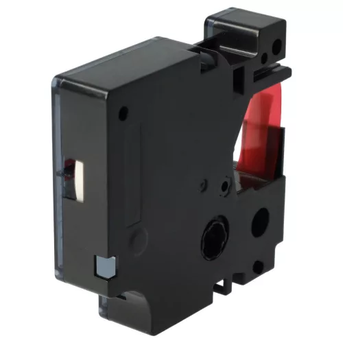 Dymo 43615, D1 helyettesítő címkeszalag (Fehér alapon Piros) - Utángyártott