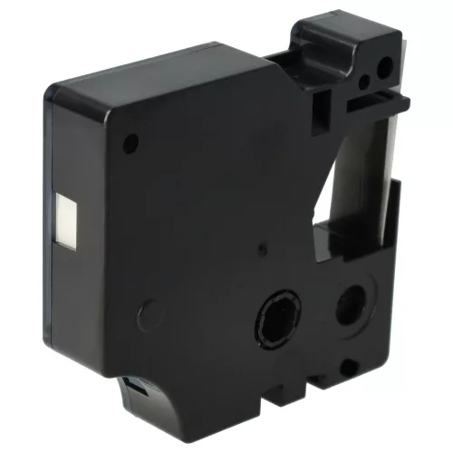 Dymo 45010, D1 helyettesítő címkeszalag (Átlátszó alapon Fekete) - Utángyártott